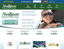 Tablet Screenshot of norstatefcu.org